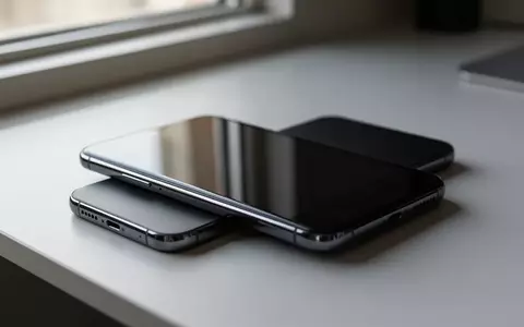 Modernes Smartphone mit dunklem Display auf einem minimalistischen Schreibtisch bei natürlichem Lichteinfall. - Foto: über boerse-global.de
