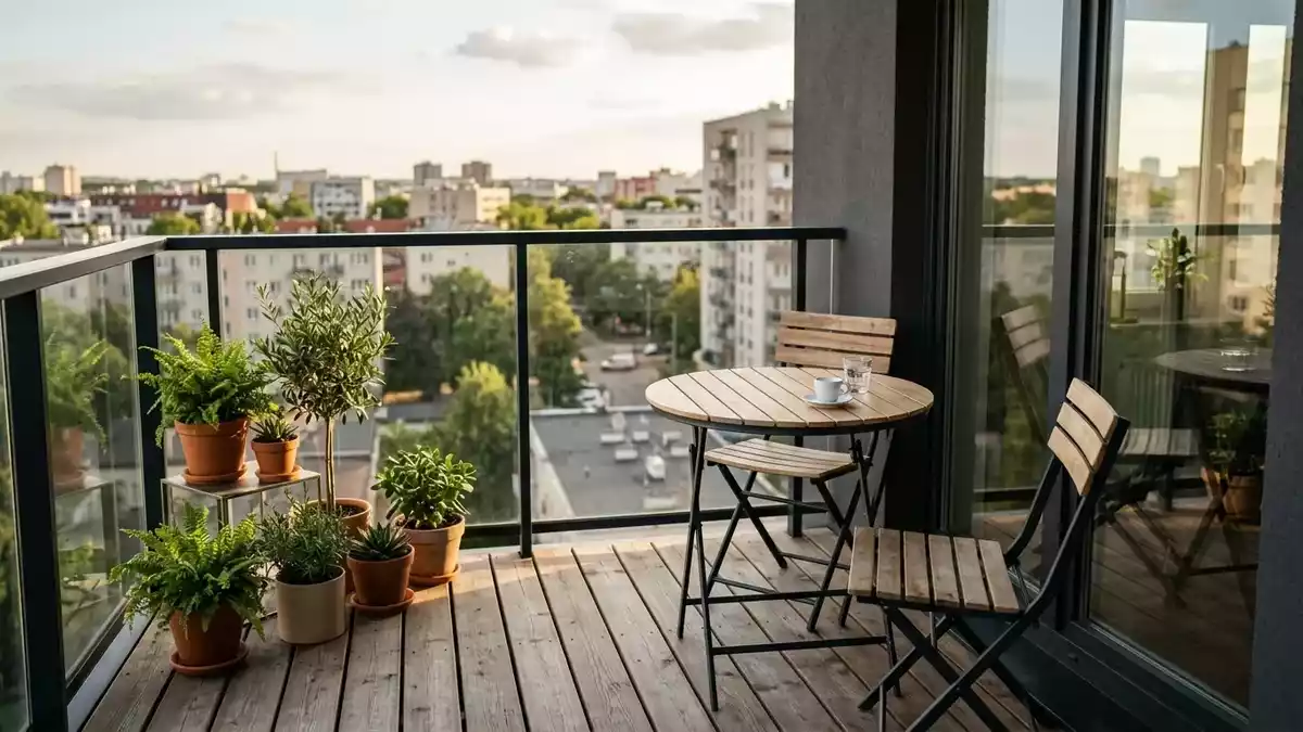 Kleine Balkone clever gestalten: Möbel, Sichtschutz und Pflanzen