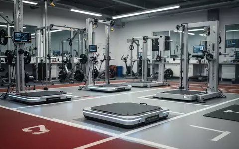 Moderne biomechanische Laborausstattung für Bewegungsanalysen in einem hellen, professionellen sportwissenschaftlichen Umfeld. - Foto: über boerse-global.de