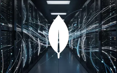 Abstrakte Darstellung einer modernen Cloud-Datenbank-Infrastruktur mit leuchtenden Glasfaserkabeln in einem Rechenzentrum. - Foto: über boerse-global.de