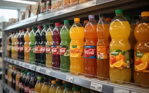 Verschiedene Limonadenflaschen in einem Supermarktregal in Deutschland. - Foto: über boerse-global.de