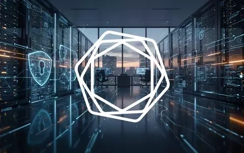 Abstrakte Darstellung eines modernen Cybersicherheits-Kontrollzentrums mit digitalen Datenströmen und professioneller Beleuchtung. - Foto: über boerse-global.de