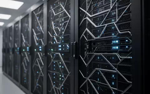 Moderne Server-Racks in einem Rechenzentrum zur Veranschaulichung effizienter KI-Videoanalyse. - Foto: über boerse-global.de