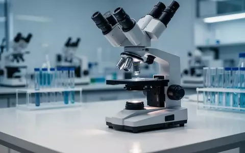 Ein medizinisches Mikroskop in einem sterilen, modern beleuchteten Laborumfeld. - Foto: über boerse-global.de