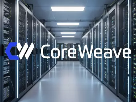 Moderne Serverinfrastruktur in einem Hochleistungs-Rechenzentrum mit blauer Beleuchtung. - Foto: über boerse-global.de