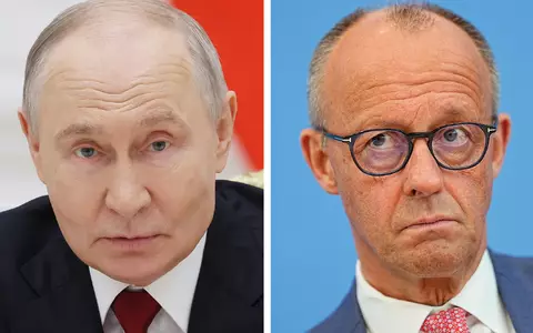 Merz gegen Putin: Die deutsch-russische Konfrontation verschärft sich. - Foto: Vyacheslav Prokofyev/Pool Sputnik Kremlin/AP/dpa