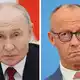 Merz gegen Putin: Die deutsch-russische Konfrontation verschärft sich. - Bild: Vyacheslav Prokofyev/Pool Sputnik Kremlin/AP/dpa