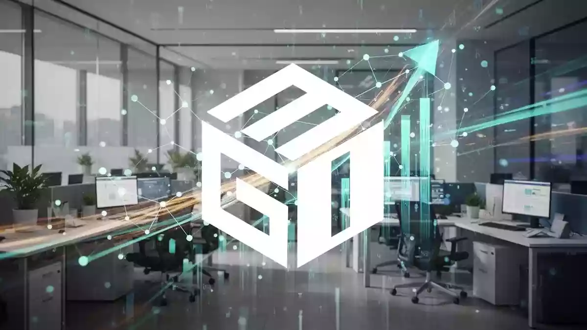 Verve Group Illustration mit AI erstellt.