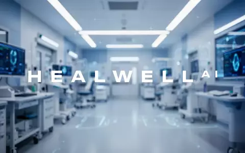 Abstraktes, modernes Gesundheitswesen-Umfeld mit blauer Beleuchtung als Symbol für medizinische Innovation. - Foto: über boerse-global.de