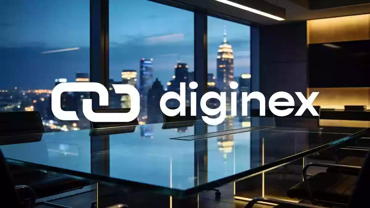 Diginex's Two-Speed Reality: A 16% Mystery Rally Meets a Management Team Being Rebuilt for a $1.5 Billion Future Illustration mit AI erstellt.