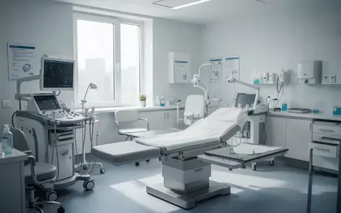 Ein klinischer Untersuchungsraum mit medizinischer Ausrüstung in einer hellen, professionellen Umgebung. - Foto: über boerse-global.de