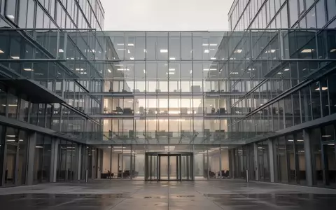 Die moderne Fassade eines Bürogebäudes der Wirtschaftskammer in Wien bei Tageslicht, menschenleer und ruhig. - Foto: über boerse-global.de