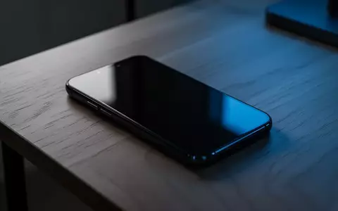 Ein dunkles Smartphone auf einem Holztisch in einem schummrigen Raum, das die Gefahr digitaler Überwachung symbolisiert. - Foto: über boerse-global.de