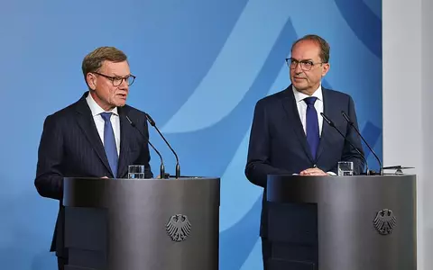 Johann Wadephul und Alexander Dobrindt am 01.09.2026 - Foto: via dts Nachrichtenagentur