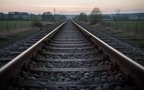 Leere Gleisanlagen der Deutschen Bahn in der Abenddämmerung ohne Personen. - Foto: über boerse-global.de