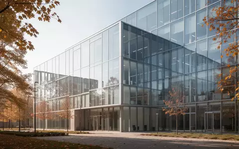 Moderne Fassade eines Bürogebäudes bei Tageslicht, die eine sachliche und neutrale Atmosphäre vermittelt. - Foto: über boerse-global.de