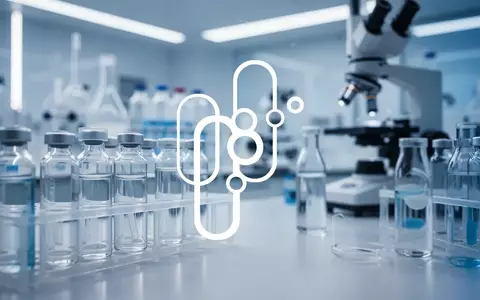Moderne Laborumgebung mit medizinischen Forschungsgeräten und fokussierten, verschwommenen Glasfläschchen. - Foto: über boerse-global.de
