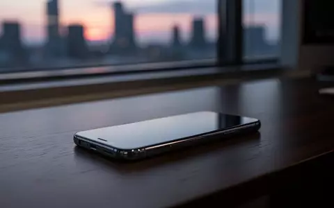 Ein Smartphone liegt auf einem dunklen Schreibtisch in einem modernen Büro bei Dämmerlicht. - Foto: über boerse-global.de