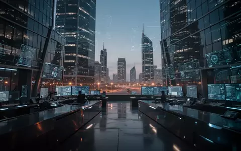 Moderne Stadtlandschaft bei Dämmerung mit architektonischen Lichtreflexionen als Symbol für vernetzte digitale Infrastruktur. - Foto: über boerse-global.de