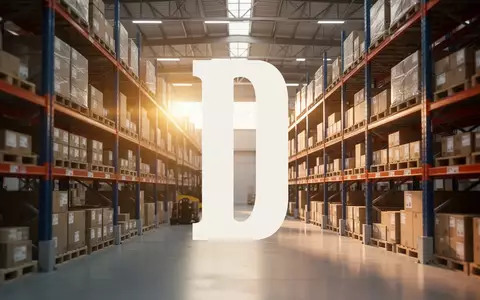 Modernes Logistiklager in warmem Licht, das wirtschaftliches Wachstum und betriebliche Effizienz symbolisiert. - Foto: über boerse-global.de