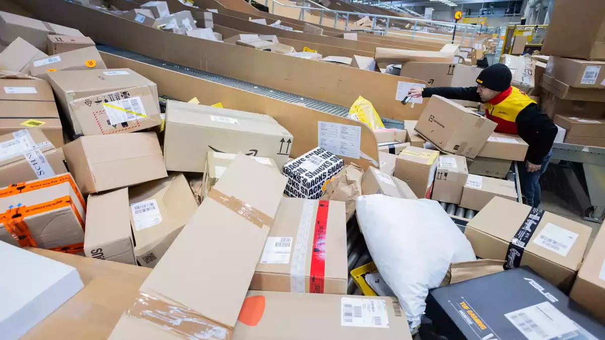 2025 wickelten die europäischen Zollämter nach Angaben der EU-Staaten rund sechs Milliarden Pakete von Onlinehändlern ab. (Symbolbild) - Bild: Rolf Vennenbernd/dpa