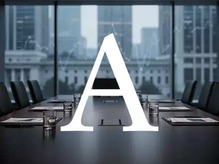 Abstrakte Darstellung einer Unternehmensentscheidung in einem modernen Sitzungssaal mit atmosphärischer Beleuchtung. - Foto: über boerse-global.de
