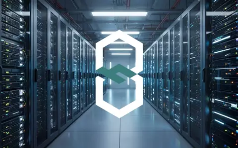 Moderne Serverinfrastruktur in einem Rechenzentrum mit blauer Beleuchtung als Symbol für Cloud-Computing und Technologie. - Foto: über boerse-global.de
