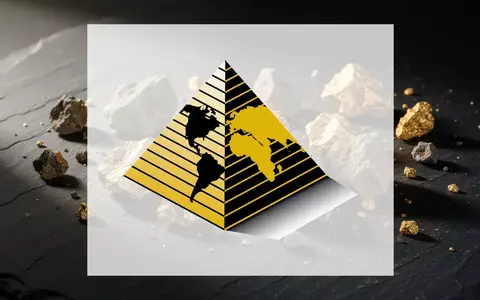 Golderzfragmente auf einer dunklen Schieferoberfläche bei dramatischer Beleuchtung. - Foto: über boerse-global.de