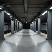 Eine moderne, menschenleere U-Bahn-Station mit beleuchtetem Bahnsteig und Tunnelzugang in einer deutschen Großstadt. - Foto: über boerse-global.de