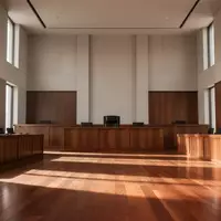Ein leerer, modern gestalteter Gerichtssaal mit hohen Decken und Holzelementen in natürlichem Tageslicht. - Foto: über boerse-global.de