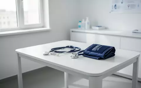 Ein heller, moderner Untersuchungsraum mit medizinischen Messgeräten auf einem Tisch, symbolisch für präzise Gesundheitsüberwachung. - Foto: über boerse-global.de