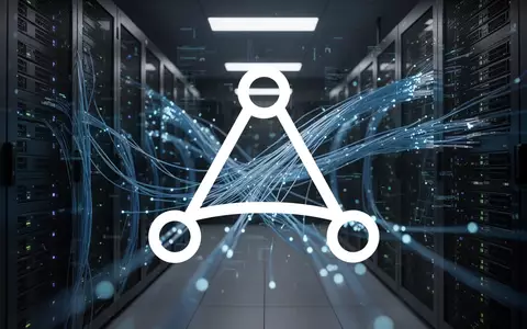 Abstrakte Darstellung von Datensicherheit und digitalen Risiken in einem modernen Serverraum mit blauem Licht. - Foto: über boerse-global.de