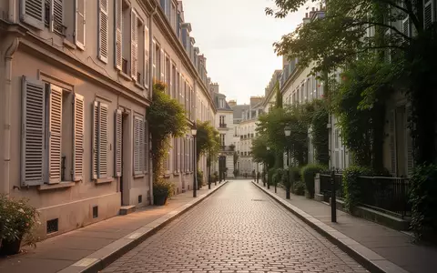 Eine ruhige Wohnstraße in einer europäischen Stadt mit geschlossenen Fensterläden und leeren Bürgersteigen bei Tageslicht. - Foto: über boerse-global.de