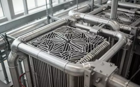 Nahaufnahme von industriellen Kühlrippen und Rohrsystemen in einer technischen Infrastruktur. - Foto: über boerse-global.de