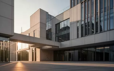 Moderne Fassade eines Regierungsgebäudes in Berlin bei spätem Nachmittagslicht. - Foto: über boerse-global.de