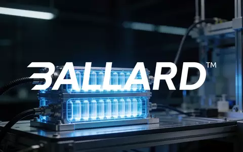 Ein futuristischer Wasserstoff-Brennstoffzellen-Stack in einer modernen, technologisch fortschrittlichen Laborumgebung. - Foto: über boerse-global.de