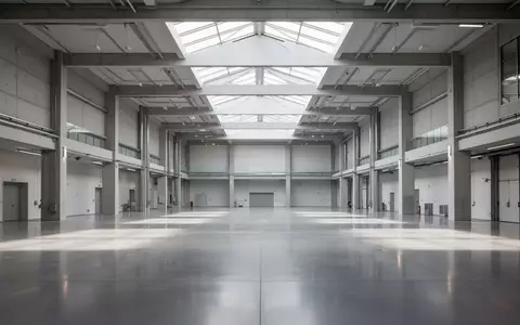 Ein minimalistischer, leerer Forschungsraum mit hohen Decken und einfallendem Tageslicht. - Foto: über boerse-global.de