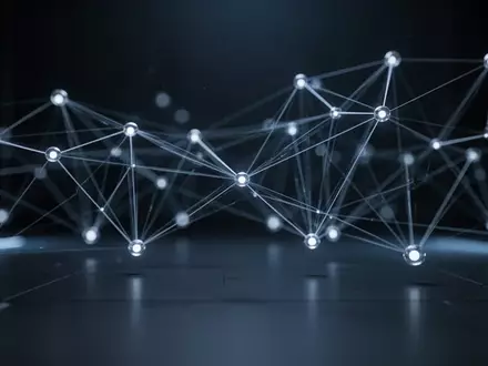 Abstrakte Darstellung digitaler Sicherheit mit vernetzten Lichtpunkten vor einem dunklen Hintergrund. - Foto: über boerse-global.de