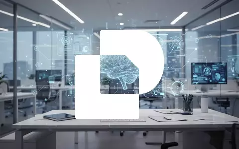 Abstrakte Darstellung moderner KI-Technologie in einer digitalen Büroumgebung mit Fokus auf Datenverarbeitung. - Foto: über boerse-global.de