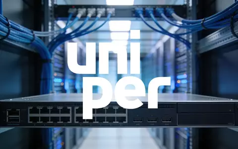 Moderne Rechenzentrumsinfrastruktur mit Serverracks und Glasfaserkabeln in einer technologisch geprägten, kühlen Lichtstimmung. - Foto: über boerse-global.de