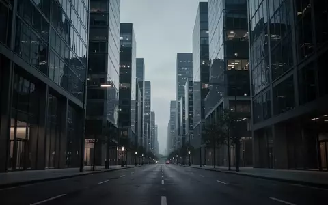 Eine nächtliche, menschenleere Finanzdistrikt-Architektur mit reflektierenden Glasfassaden, die eine geheimnisvolle Atmosphäre erzeugt. - Foto: über boerse-global.de
