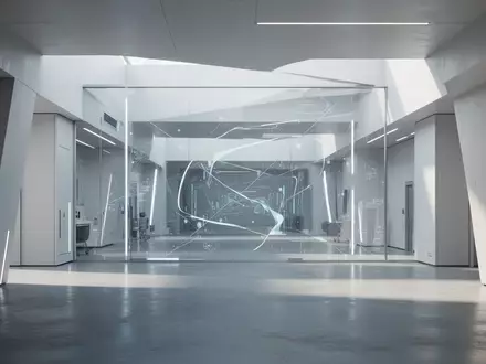 Ein minimalistisches, modernes Forschungsgebäude mit klaren architektonischen Linien und natürlichem Licht. - Foto: über boerse-global.de