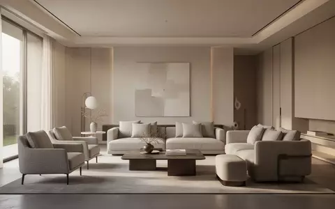 Minimalistisch gestalteter Wohnraum mit klaren Linien und natürlichem Licht, der eine ruhige und aufgeräumte Atmosphäre schafft. - Foto: über boerse-global.de