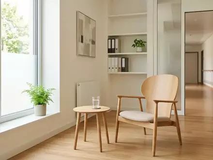 Ein heller, leerer Behandlungsraum in einer Klinik mit einem einzelnen Stuhl und Tageslichteinfall durch ein Fenster. - Foto: über boerse-global.de