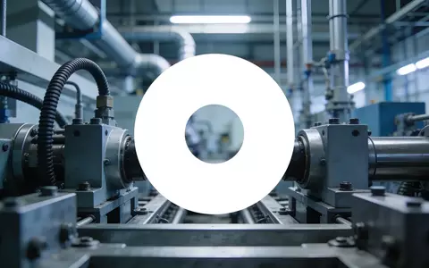 Abstrakte Darstellung einer modernen Industrieanlage mit Fokus auf Fertigungstechnik und Maschinenbau. - Foto: über boerse-global.de