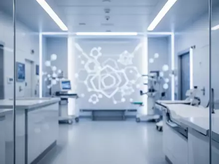 Ein minimalistisch gestalteter, klinischer Raum in kühlen Farben, der eine Atmosphäre medizinischer Präzision vermittelt. - Foto: über boerse-global.de