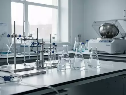 Ein steriles, modernes biomedizinisches Labor mit wissenschaftlichen Geräten in einer ruhigen, hellen Arbeitsumgebung. - Foto: über boerse-global.de