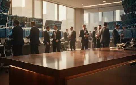 Ein belebter Finanzhandelsplatz mit professionellen Akteuren in einer modernen Büroumgebung bei natürlichem Licht. - Foto: über boerse-global.de