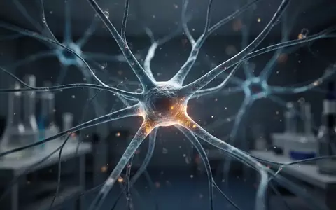 Nahaufnahme einer komplexen neuronalen Netzwerkstruktur in einem Laborumfeld zur Visualisierung der Nervenforschung. - Foto: über boerse-global.de