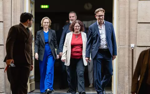Das Thüringer BSW ist in der Krise - es gibt weitere Austritte. - Foto: Jacob Schröter/dpa
